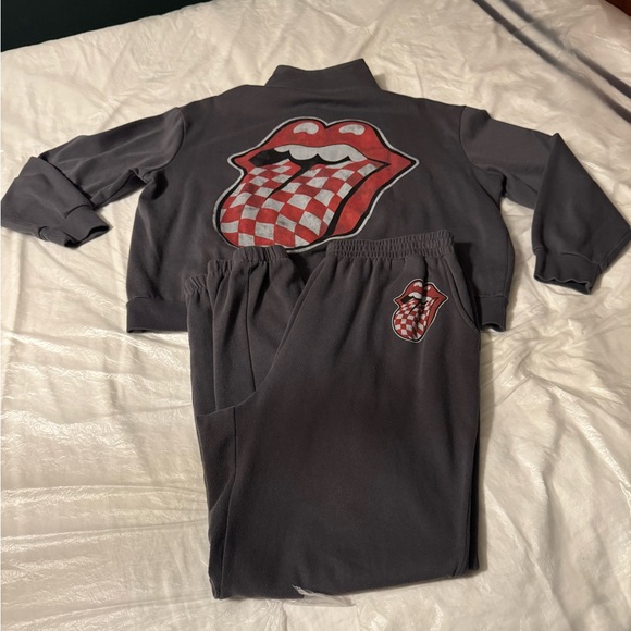 Rolling Stones sweatpants sweatshirt set - Picture 7 of 9